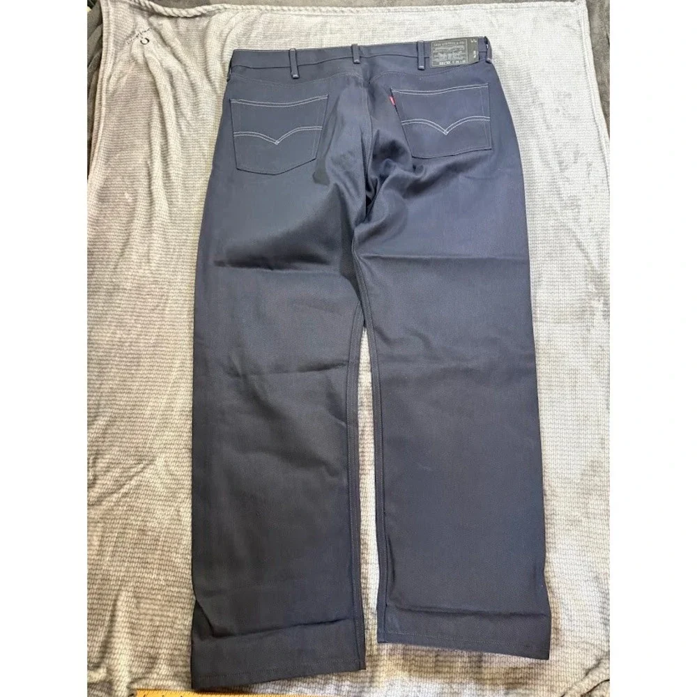 Levis 501 XX Original Fit Jeans Mens 44x32 Livid Gray  Button Fly Denim